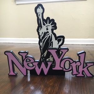 Glittery New York Sign